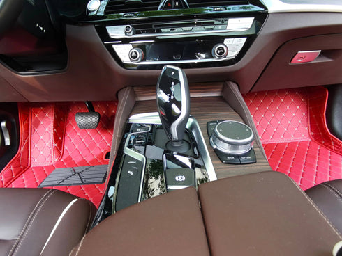 Tapis Voiture Sur-Mesure Avant en 3D avec Logo Personnalisé (Conducteur & Passager)